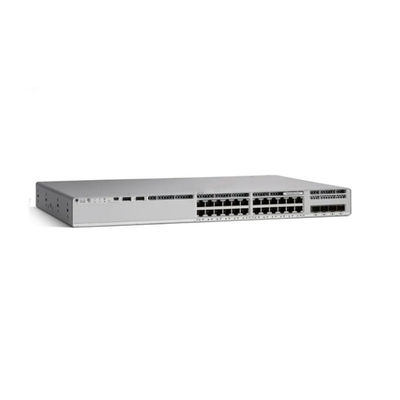 24 portlu PoE 4x1G yük bağlantısı anahtarı C9200L-24P-4G-E 9200 serisi LACP ve stok durumu ile
