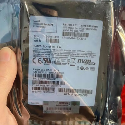 7.68TB PM1723b SSD NVME MZ-WLL7T6B U.2 MZWLL7T6HMLA-000H3 2.5&quot; SSD