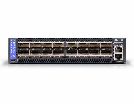 SN2100 Büyük ölçekli işletmeler için 100 GbE Değiştirici 16x 100 GbE QSFP28 Hızlı Ağı