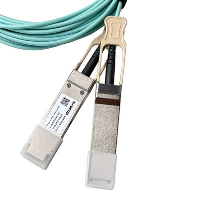 15m 200Gb/S 400Gb/S QSFP-DD IB HDR Aktif Optik Kablo Mellanox için AOC Kablo