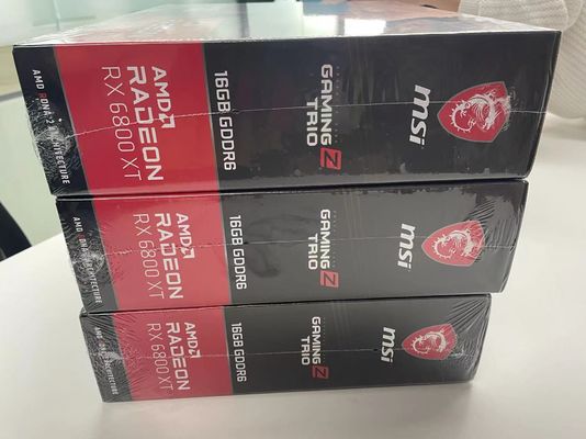 GDDR6 256 Bit GPU Kartı RX 6800 XT 2NS Oyun Video Kartı