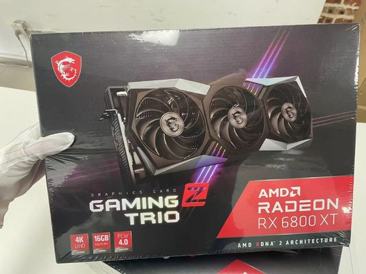 GDDR6 256 Bit GPU Kartı RX 6800 XT 2NS Oyun Video Kartı