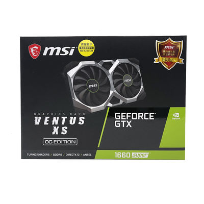 AMD Chipset MSI 1660 Süper GPU Kartı 6GB Grafik Video Kartları 192 Bit