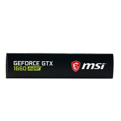 AMD Chipset MSI 1660 Süper GPU Kartı 6GB Grafik Video Kartları 192 Bit