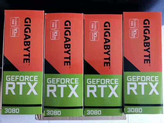 1710Mhz Core Clock GPU Kartı Gigabyte GeForce RTX 3080 Oyun Video Kartı
