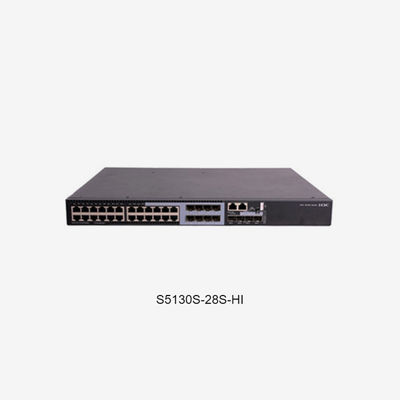 S5130S-28S-HI MTBF Yılı 174.61 ve 96Mpps Aktarma kapasitesi olan Ethernet Switch