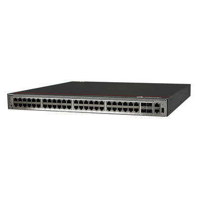 1U MPLS VXLAN Switch S5731-H48T4XC siyah şasi ve GE/10GE Uplink Port WLAN AC ile