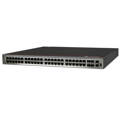 1U MPLS VXLAN Switch S5731-H48T4XC siyah şasi ve GE/10GE Uplink Port WLAN AC ile